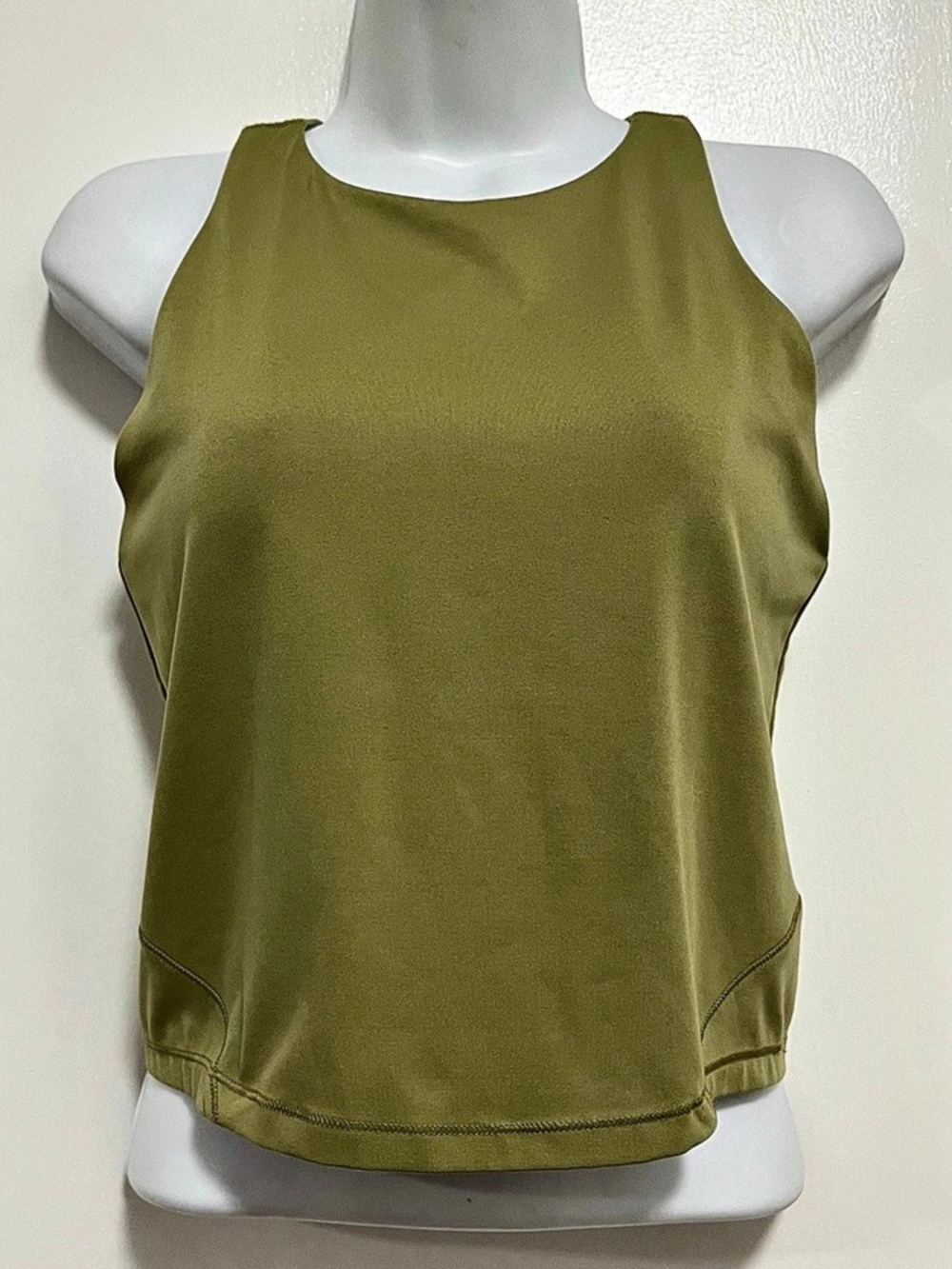 All In Motion Everyday Soft Racerback Tank Top with Built-in Bra Green Size M